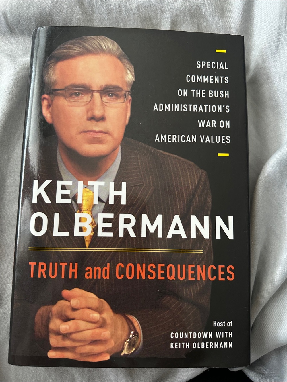 Keith Olbermann- Hardcover Book